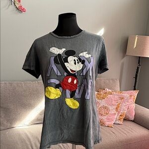 Mickey Mouse Gray Kids T-Shirt